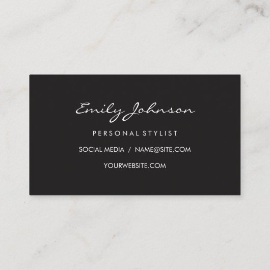 Schere | Graue Textur Hintergrund Visitenkarte (Rückseite)