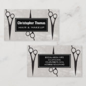 Schere | Hair Stylist Visitenkarte (Vorne/Hinten)