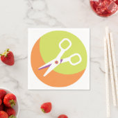Schere Icon Paper Napkins Serviette (Beispiel)
