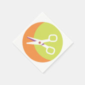 Schere Icon Paper Napkins Serviette (Ecke)