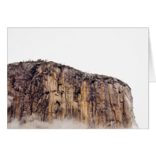 Schere Klippe über Wolken