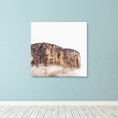 Schere Klippe über Wolken Leinwanddruck (Insitu (Holzboden))