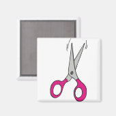 Schere Magnet (Vorderseite/Rückseite)