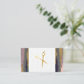 Schere | Moderner Art Boho Stil Terminkarte (Stehend Vorderseite)