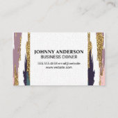 Schere | Moderner Art Boho Stil Terminkarte (Rückseite)