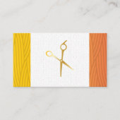 Schere | Modernes Art Weave Muster Terminkarte (Vorderseite)