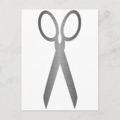 Schere Postkarte (Vorderseite)