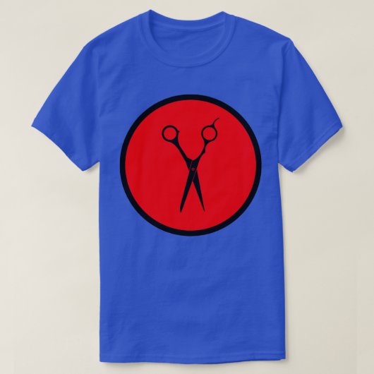Schere Rot T-Shirt (Design vorne)