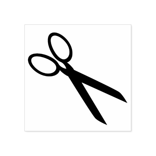 Schere Rubber-Briefmarke Gummistempel (Prägung)