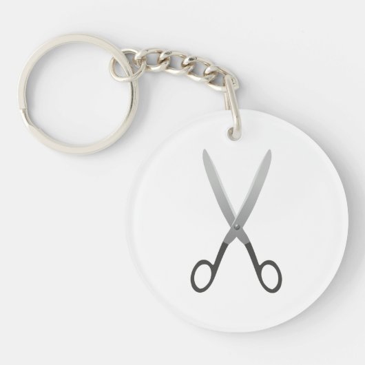 Schere Schlüsselanhänger (Vorderseite)