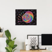 Schere Spiral Poster (Heimbüro)