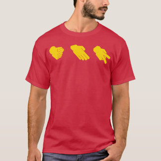 Schere, Stein, Papier Freunde T-Shirt