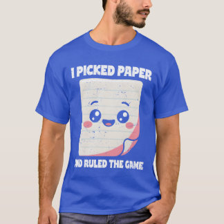 Schere, Stein, Papier hat Papier gewählt, beherrsc T-Shirt