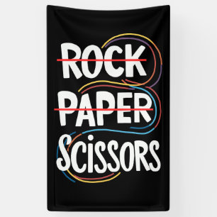 Schere Stein Papier Lesbisch Lustig Schwul Stolz L Banner
