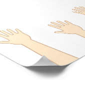 Schere, Stein, Papier Poster (Ecke)