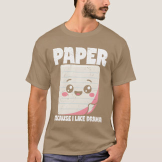 Schere, Stein, Papier Souvenir Papier Charakter Ge T-Shirt