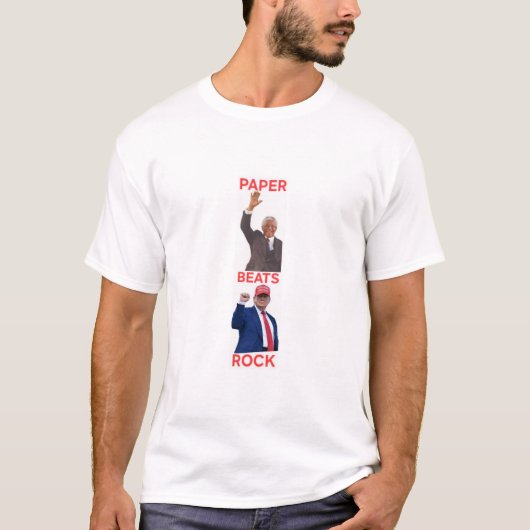 Schere, Stein, Papier T-Shirt (Vorderseite)