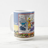 Schere, Stein, Papier | Wortspiel-Klassiker Kaffeetasse (Vorderseite Links)