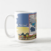 Schere, Stein, Papier | Wortspiel-Klassiker Kaffeetasse (Links)