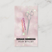 Schere und Button Terminkarte (Vorderseite)