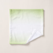 Schere und Comb Green Badhandtuch Set (Waschlappen)