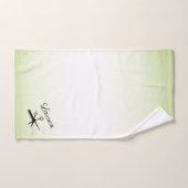 Schere und Comb Green Badhandtuch Set (Handtuch)