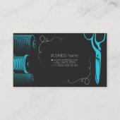 Schere und Thread-Visitenkarte für Schneider Visitenkarte (Vorderseite)