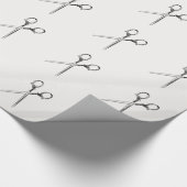 Schere-Vintages Kunst-Verpackungs-Papier Geschenkpapier (Ecke)