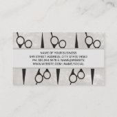 Schere Visitenkarte (Rückseite)