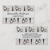 Schere Visitenkarte (Vorne/Hinten)