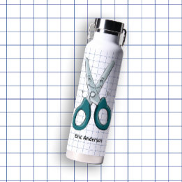 Scheren aus der Hand Trinkflasche