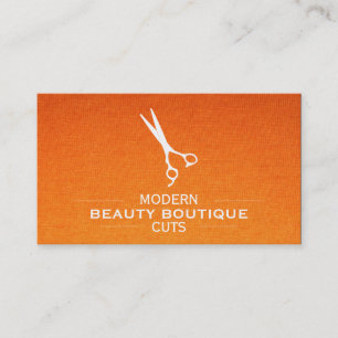 Scheren mit Trennteilen Textile Strahlung Visitenkarte