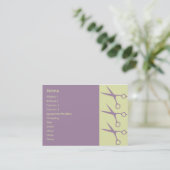 Scheren - mollig visitenkarte (Stehend Vorderseite)