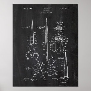 Scheren-Patent Poster