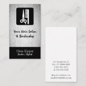 Scheren und visitenkarte (Vorne/Hinten)