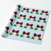 Scherenglocken-Schmuck-Verpackungspapier Geschenkpapier (Ungerollt)