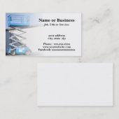 Scherenlift oder Plattform Visitenkarte (Vorne/Hinten)