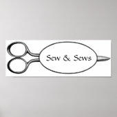 Scherenposter Poster (Vorne)