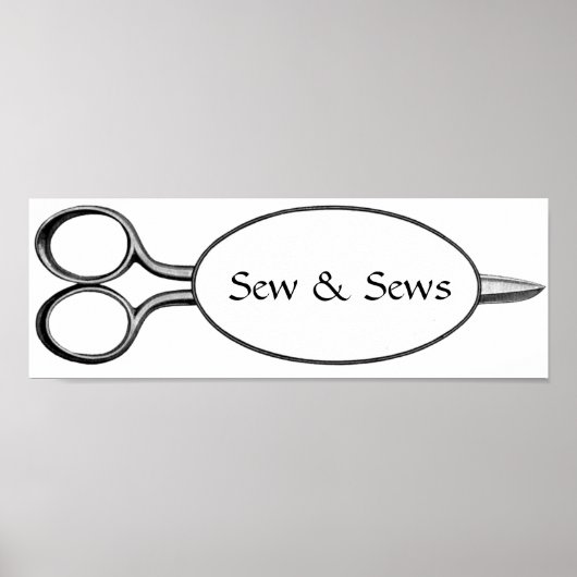 Scherenposter Poster (Vorne)