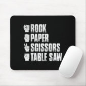 Scherensteinpapier-Tischsäge Lustiges Halloween Mousepad (Mit Mouse)