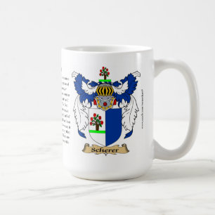 Scherer, der Ursprung, die Bedeutung und das Kaffeetasse