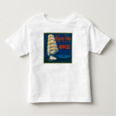 Scherer-Schiff Apple beschriften (Grün) - Kleinkind T-shirt (Vorderseite)