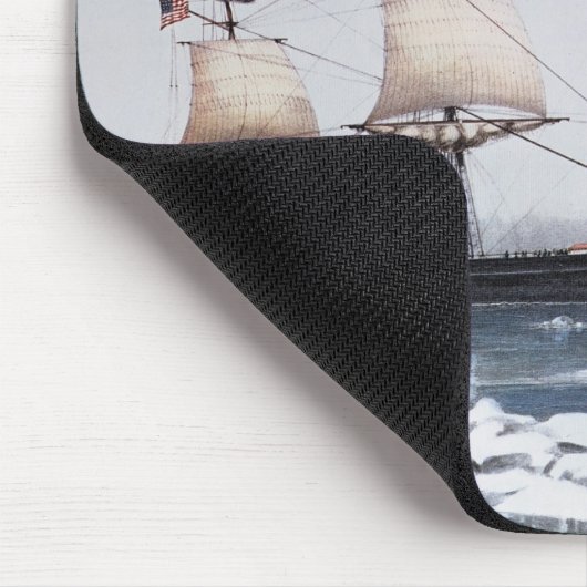 Scherer-Schiff "rote Jacke " Mousepad (Ecke)