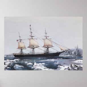 Scherer-Schiff "rote Jacke " Poster