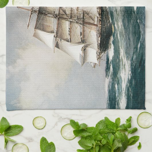 Scherer-Schiff Torrens Geschirrtuch (Gefaltet)