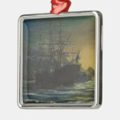 Scherer Silbernes Ornament (Links)