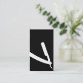 Scherfriseur-/-Cosmetologist-Visitenkarte Visitenkarte (Stehend Vorderseite)