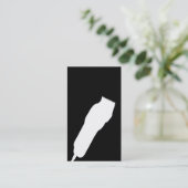 Scherfriseur-/-Cosmetologist-Visitenkarte Visitenkarte (Stehend Vorderseite)