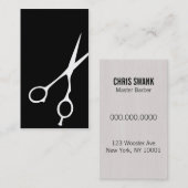 Scherfriseur-/-Cosmetologist-Visitenkarte Visitenkarte (Vorne/Hinten)