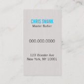 Scherfriseur-/-Cosmetologist-Visitenkarte Visitenkarte (Rückseite)